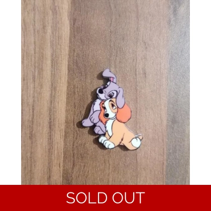 Disney Lady & The Tramp - Lady & Tramp Together Single Pin Badge